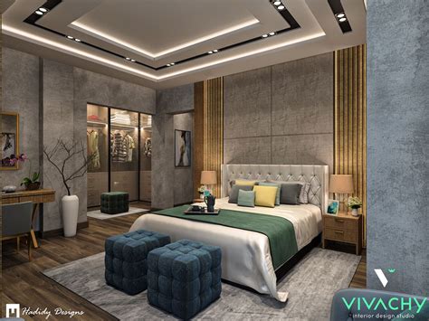 Modern Contemporary Bedroom In Cairo On Behance Modern Luxury Bedroom