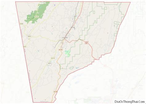 Map Of Chattooga County Georgia Địa Ốc Thông Thái