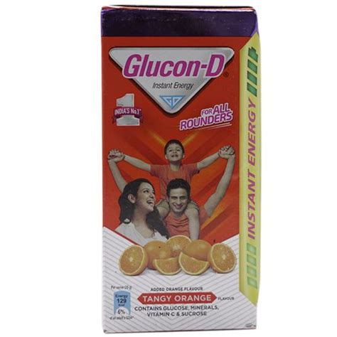 Buy Glucon D Energy Drink Pure Glucose Tangy Orange 100 Gm Carton