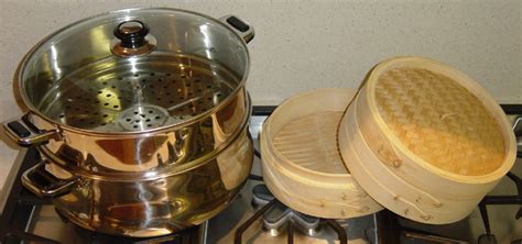 Once water is boiling, place eggs in steamer basket. The difference between steam cooking and bain-marie ...