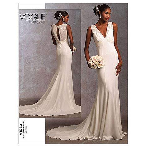 Vogue Bridal Womens Gown Sewing Pattern 1032 At John Lewis