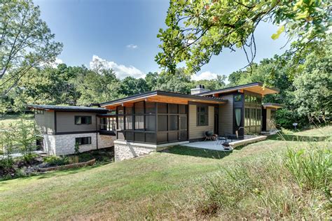 Mid Century Modern Midcentury Exterior Kansas City By Rothers