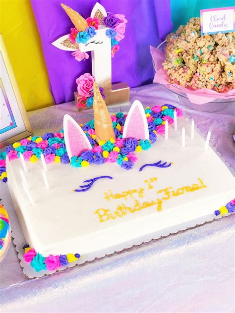Unicorn Cake Decorating Unicorn Birthday Party Cake Unicorn Birthday