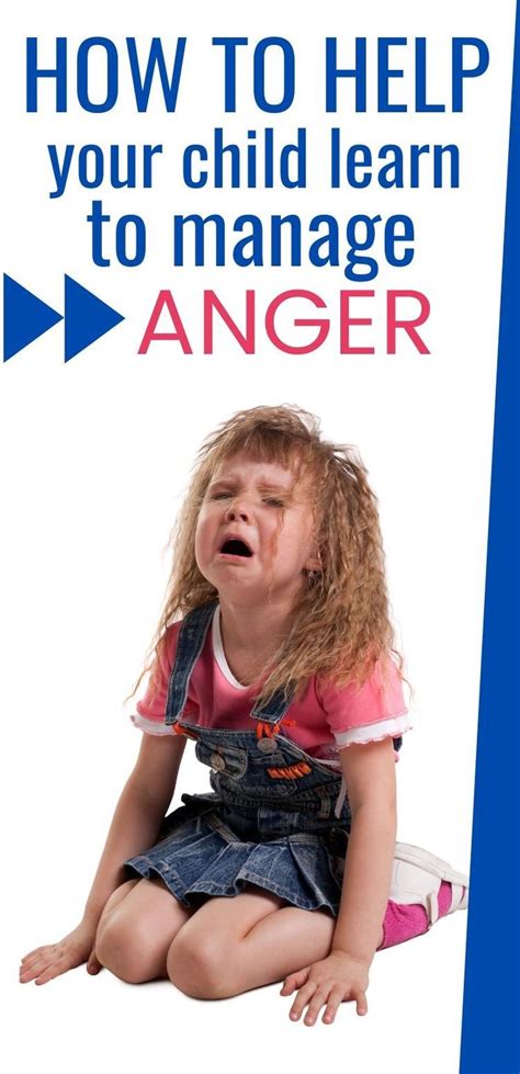 How To Help Your Child Manage Anger Angry Child Kids And Parenting