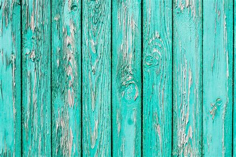 Hd Wallpaper Teal Wooden Fewnce Wall Texture Paint Wood Material