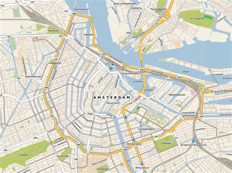 Lade amsterdam karte und genieße die app auf deinem iphone, ipad und ipod touch. Een kaart van Amsterdam - Gedetailleerde kaart van ...