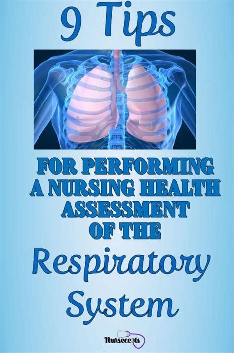 Nursing Health Assessment Of The Respiratory System Artofit