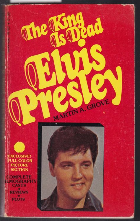 The King Is Dead Elvis Presley By Grove Ma Very Good Paperback 1977