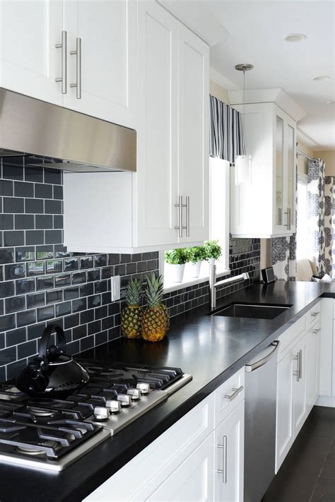36 enviable black granite countertops with white cabinets
