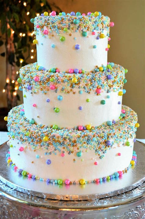 My Colorful Wedding Cake Colorful Wedding Cakes Cake Cake Decorating