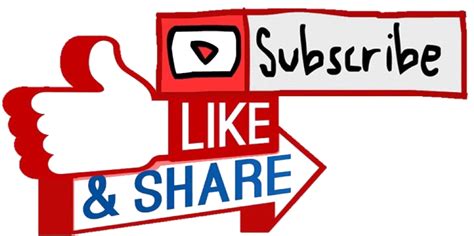 Youtube Subscribe Button Transparent Background Like And Subscribe