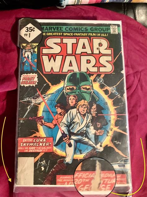 Star Wars 1977 Marvel Comic Book Issue 1 35 Cent Newsstand No Barcode