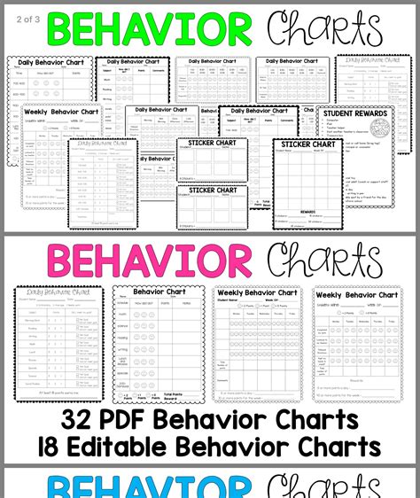 Free Printable Adhd Behavior Charts Printable Word Searches