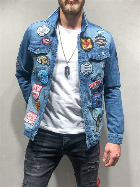 Cool Black Denim Jacket With Patches 2022 Melumibeautycloud