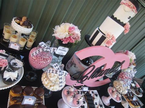 Chanel inspired sweet 16 water bottle labels ~ waterproof peel & stick! Chanel Sweet Sixteen - Baby Shower Ideas - Themes - Games