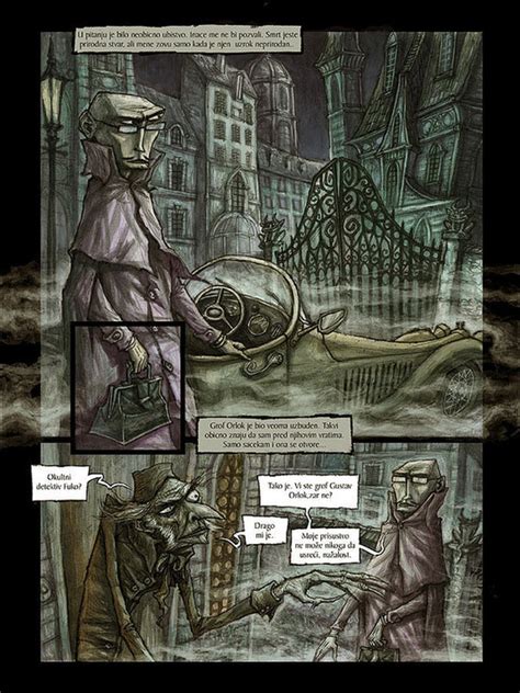 Nosferatu Nostradamus Test Comic Pages On Behance