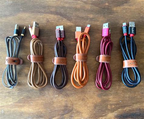 Leather Charging Cables Ronnie John