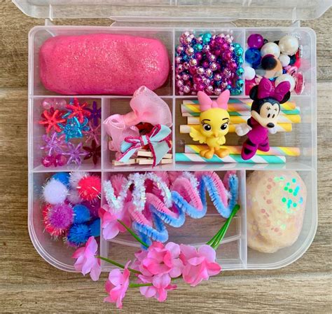 Deluxe Minnie Mouse Play Dough Sensory Kit Etsy