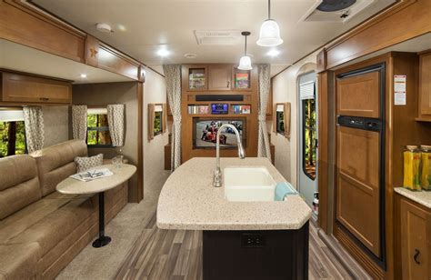 Open range travel trailer reviews. Open Range Light Travel Trailer LT216RBS Living area ...