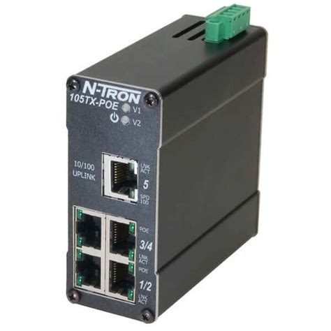 N Tron Industrial Ethernet Switches With Poe Cole Parmer