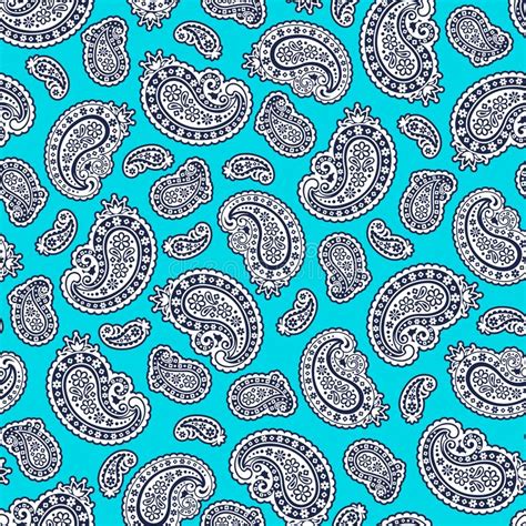 Vector Beautiful Paisley Seamless Pattern I Continue Seamlessly Stock