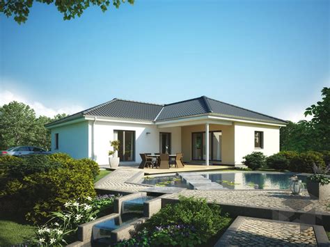 Der entwurf villa 189 ist eine zeitgemäße interpretation des stadtvillenstils. Einfamilienhaus Bungalow 113 von Hanse Haus | Fertighaus.de