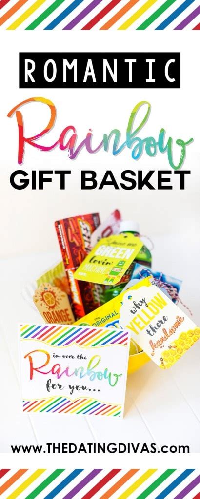 Romantic Rainbow Gift Basket The Dating Divas