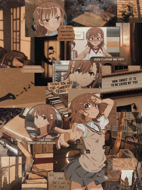 Aesthetic Brown Anime Background