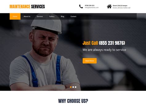 Free Maintenance Services Wordpress Theme Maintenance Service Best