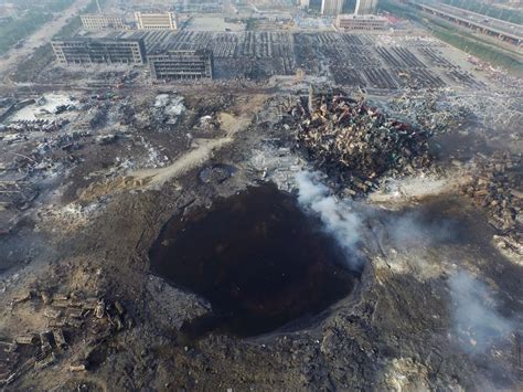 Immense Power Of Tianjin Explosion Revealed In Devastating Pictures Mirror Online
