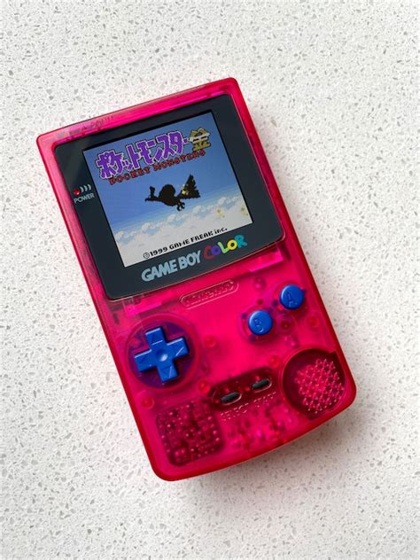Nintendo Gameboy Color Game Boy Colour Backlit Modified Ips Q5 Etsy