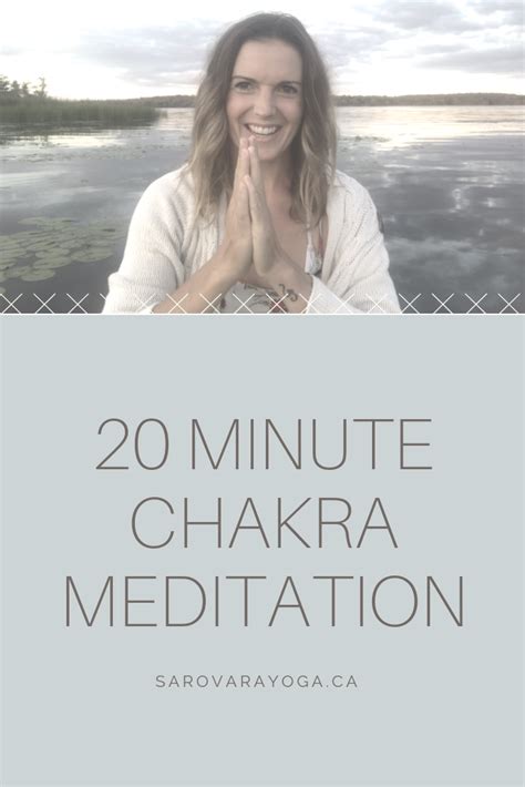 Free 20 Minute Chakra Meditation With Ally Boothroyd This Short