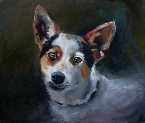Custom Dog Portrait Original Oil Painting Canvas Oil Etsy Painting