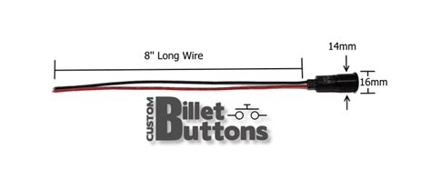 Mm Hazard Led Symbol Pilot Light V Custom Billet Buttons