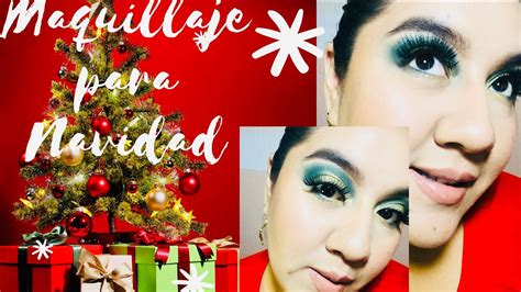Maquillaje Para Navidad FÁcil Y Sencillo Youtube