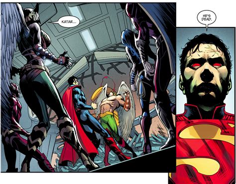 Superman Kills Hawkman Injustice Gods Among Us Comicnewbies