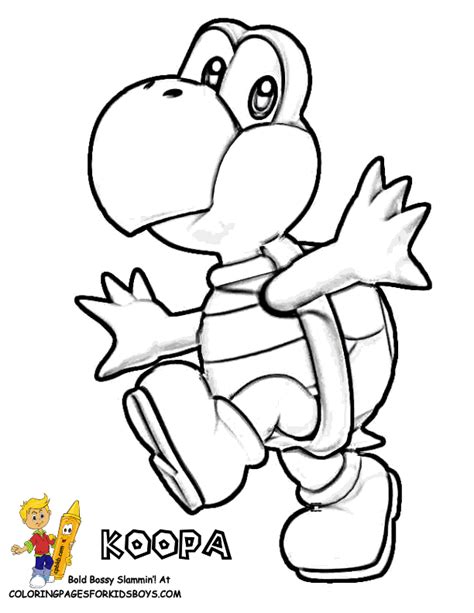 42 Super Mario Koopalings Coloring Pages Free Printable Templates