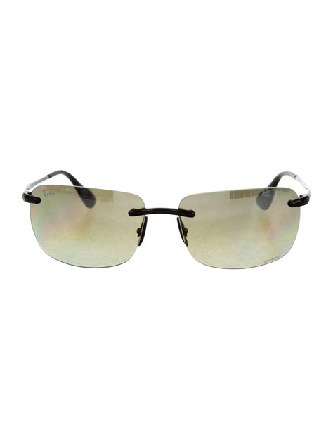 Ray Ban Rimless Polarized Sunglasses W Tags Accessories WRX24590