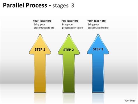Parallel Process Stages Powerpoint Slides Diagrams Themes For