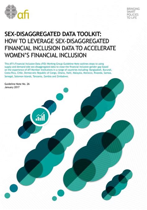 Sex Disaggregated Data Toolkit How To Leverage Sex Disaggregated Financial Inclusion Data To