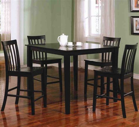 Furniture of america schuster 7 piece counter height table set. Black Counter Height Dining Table and Chairs - Home ...