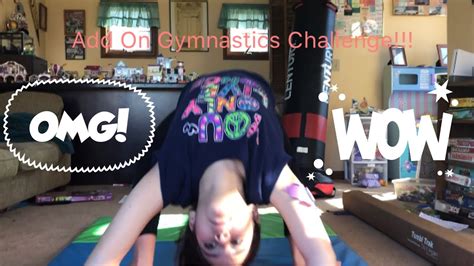 Add On Gymnastics Challenge Youtube