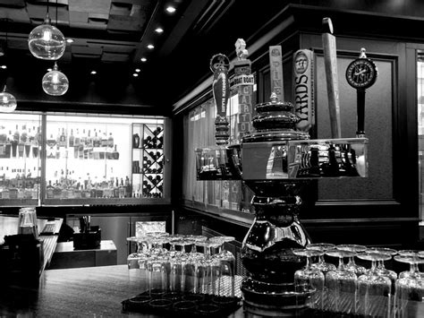 Open Bar Black And White Photograph By Arlane Crump