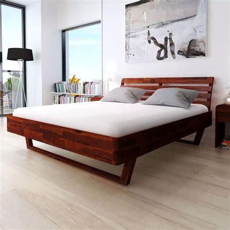 Solid Wood Platform Bed Frame King Tiklomessenger