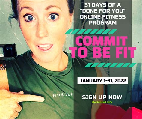 31 Day Commit To Be Fit In 2022