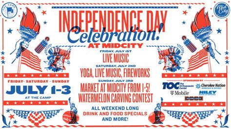 Independence Day Weekend At Midcity District Jul 01