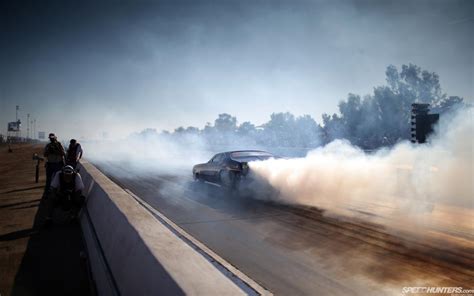 Drag Race Burnout Race Car Drag Strip Smoke Hd Wallpaper Cars