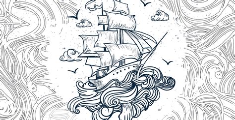 Voir plus d'idées sur le thème tempete, tempete en mer, bateaux. Coloriage gratuit, voilier dans tempête - Artherapie.ca