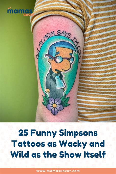 25 Simpsons Tattoos That Bring Their Wacky World To Life Simpsons