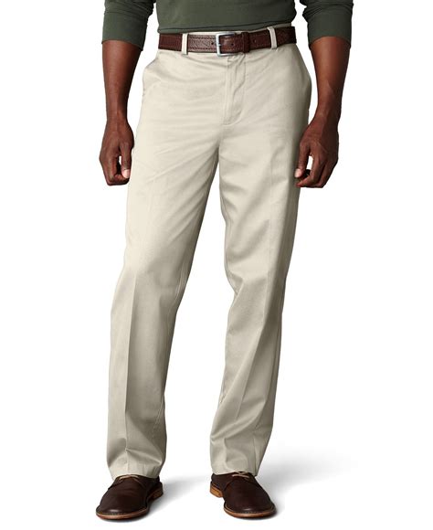 Dockers D3 Classic Fit Signature Khaki Flat Front Pants Pants Men